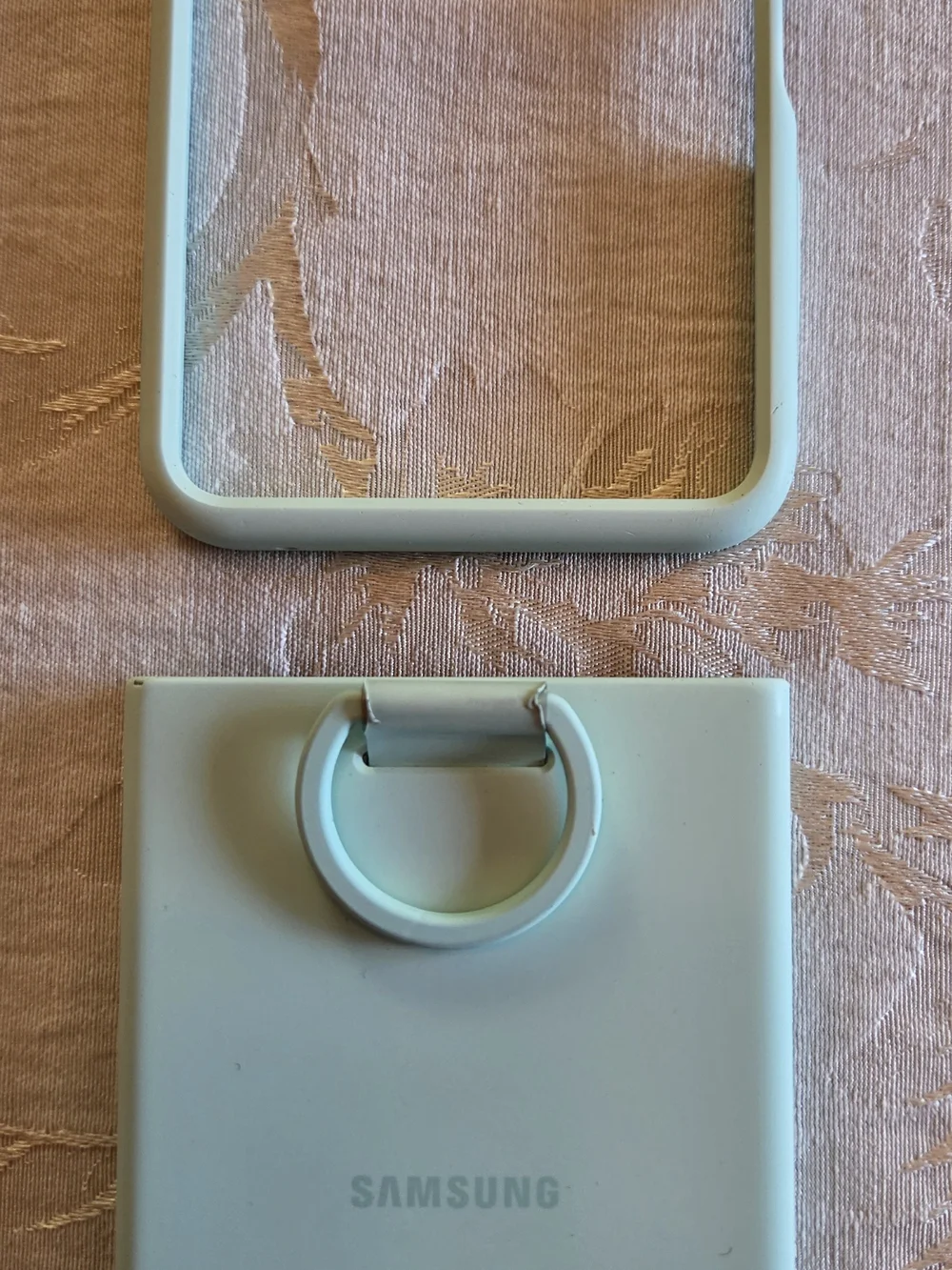 Samsung Silicone Ring Case for Galaxy Z Flip5 in Ocean Green